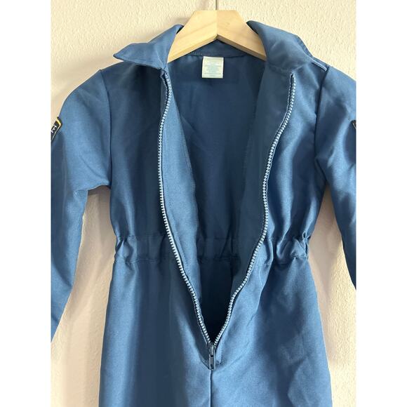 Kids Police Uniform Cop Halloween Costume Youth 5-6 Blue - Picture 5 of 6